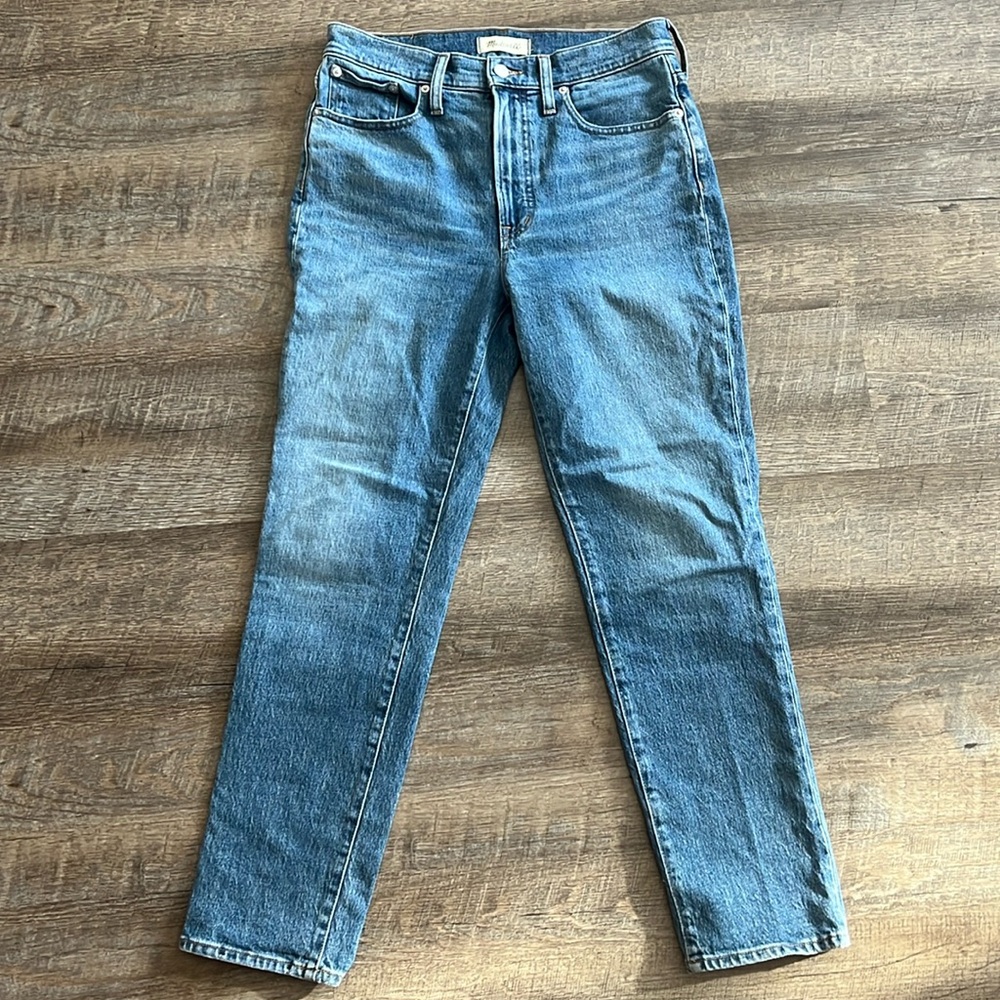 Madewell Womens 28 The Perfect Vintage Jeans Blue Denim High Rise
